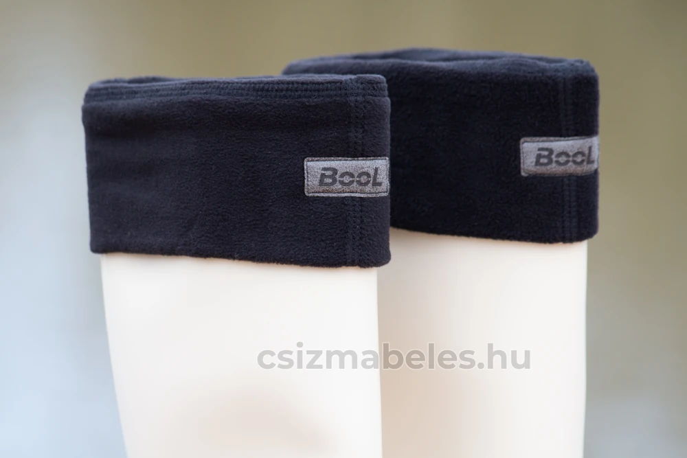 BooL fekete csizmabélés krém gumicsizmához közeli kép