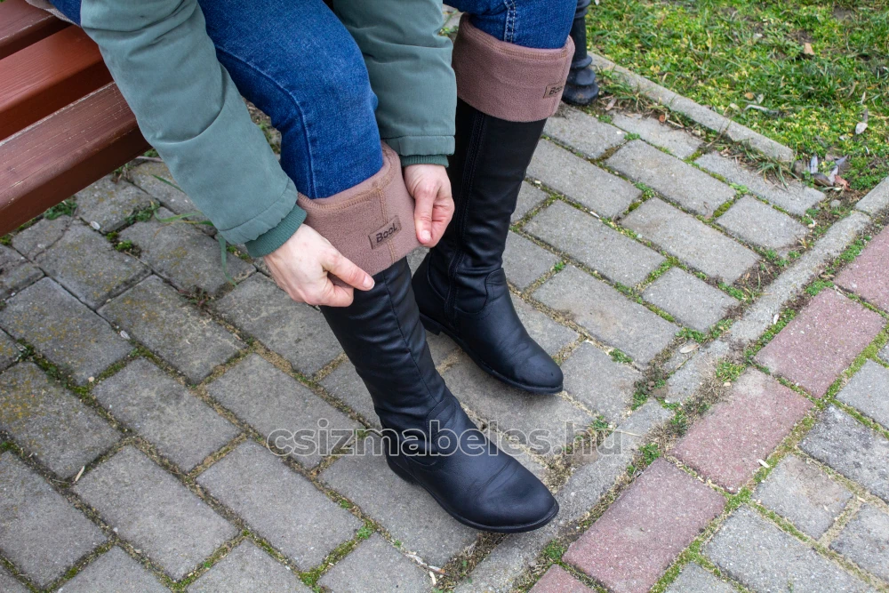 BooL polár csizmabélés felhúzás bőr csizmához 4-es fázis